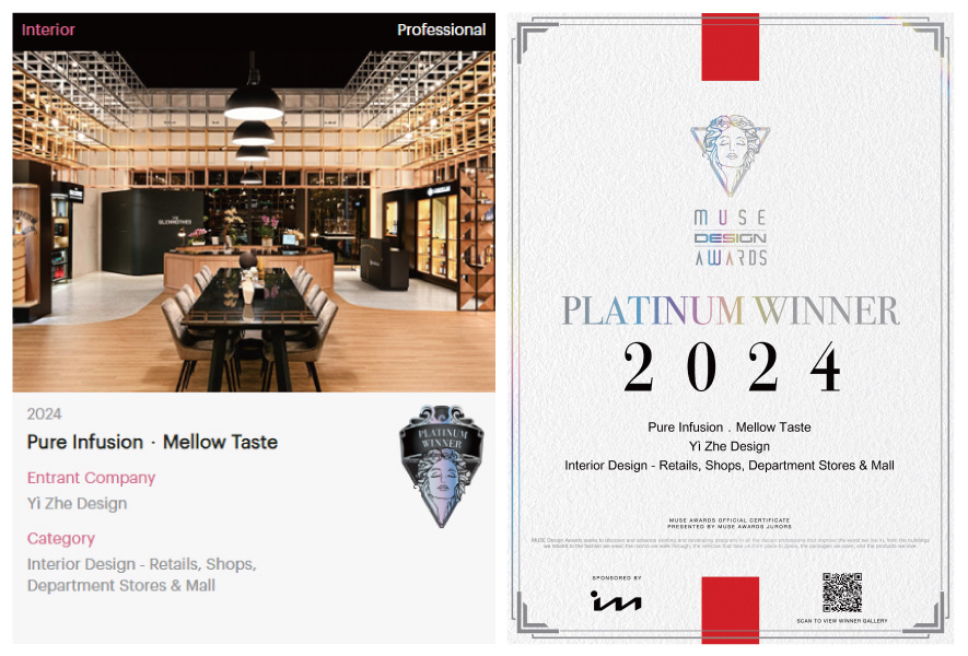 2024 MUSE Design Awards 證書